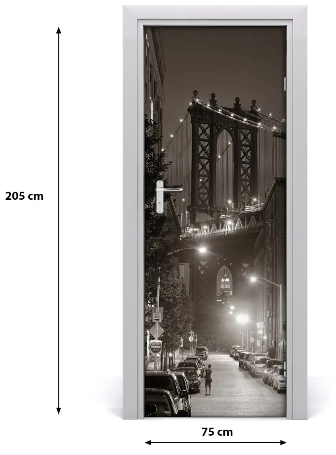Ajtó méretű poszter Manhattan New York City 85x205 cm