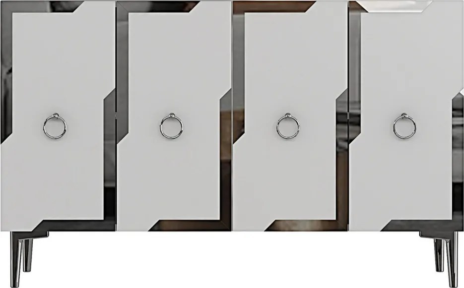 Seza 120 - Sapphire Oak, White, Silver
