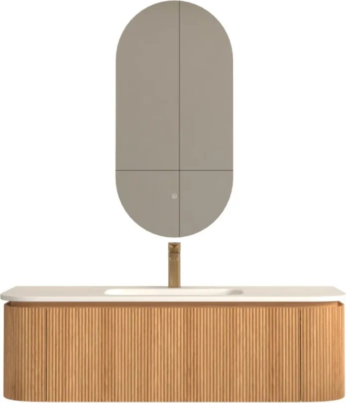 AREZZO design SIERRA 120 cm-es alsószekrény 1 fiók, 2 ajtó, tölgy