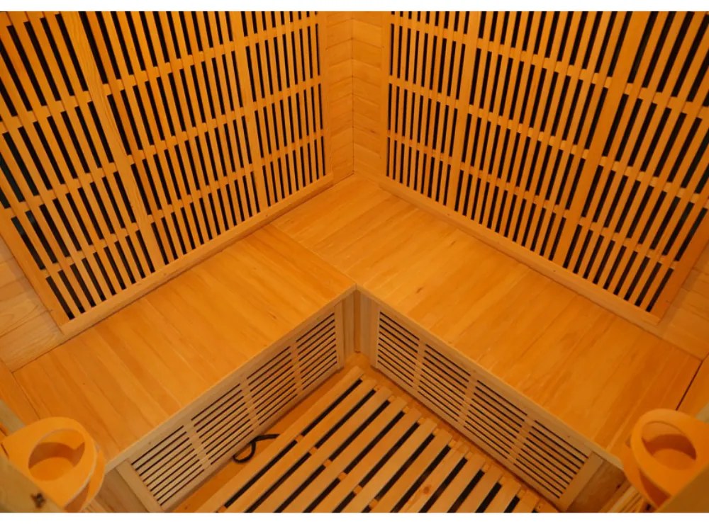 Sauna DeLuxe 4005 Carbon, világosbarna