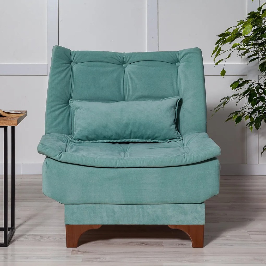 Fotel Kelebek Berjer Sea Green tengerzöld