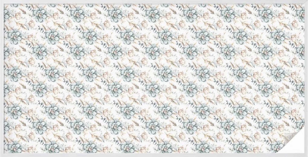 Ablakfólia Öntapadós Adatvédelem Virágos elegancia 200x100