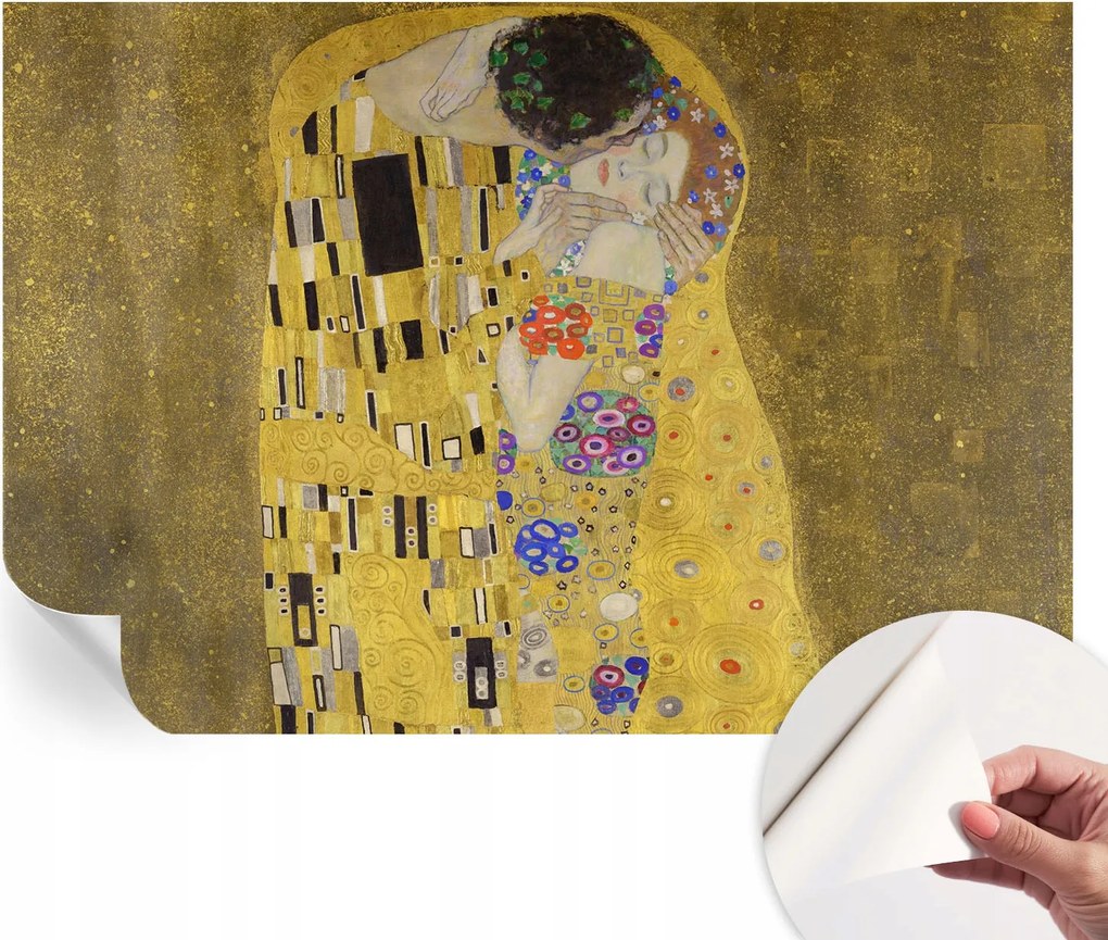 Modern öntapadós fotótapéta falra Szecessziós pár 152x104 cm