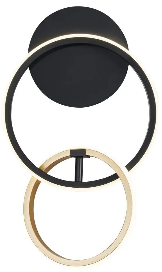 Zuma Line 20002W-GD - LED fali lámpa RANDO LED/18W/230V 3000/4000/6000K