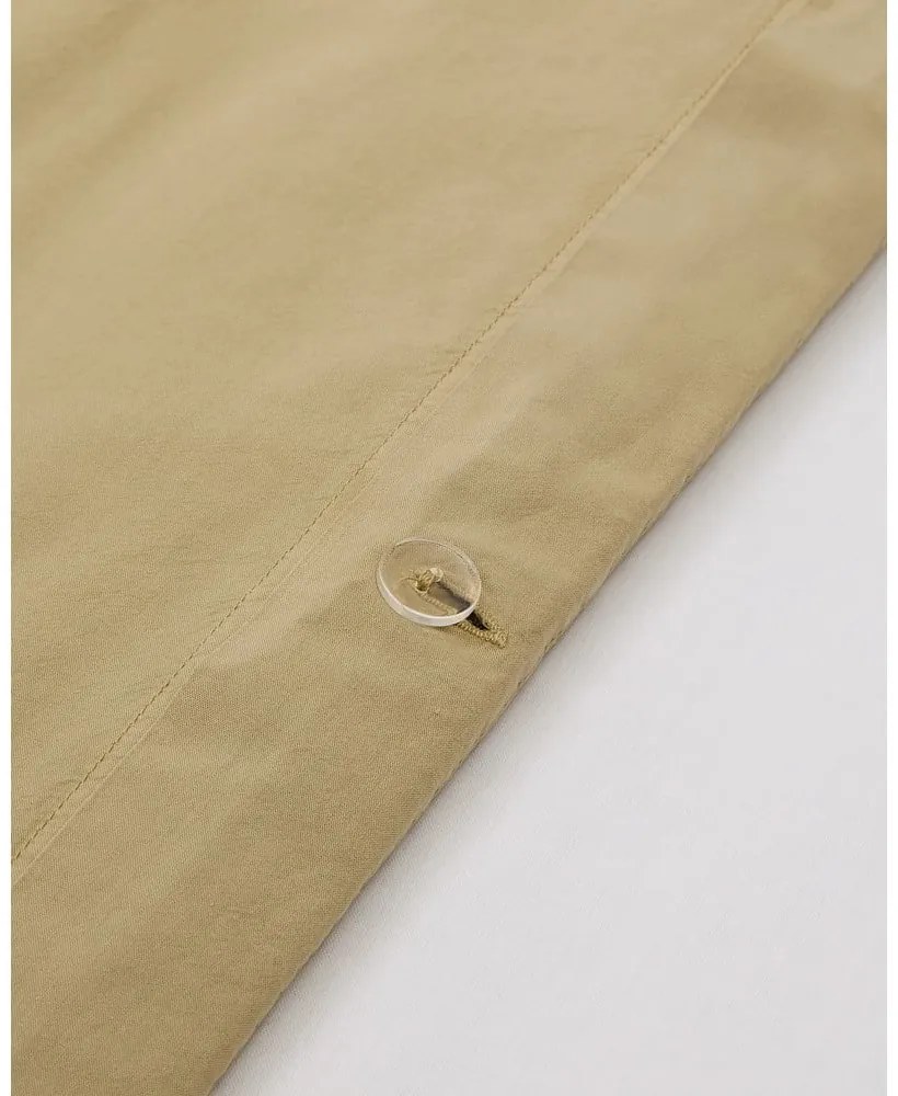 Sárga-zöld kétszemélyes hosszabbított pamut-perkál ágyneműhuzat 260x240 cm Sifinia – Kave Home