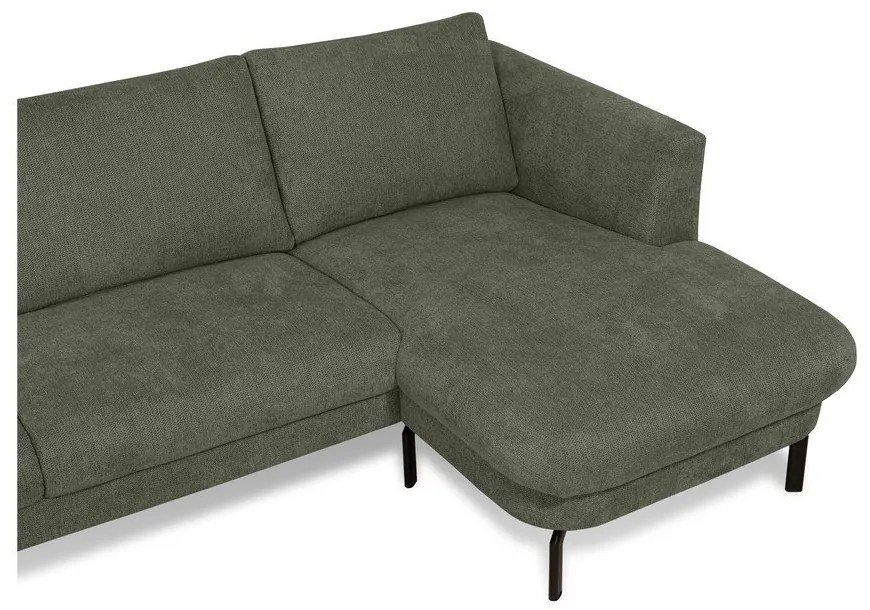 Sötétzöld sarokkanapé (jobb oldali) Gomero – Scandic