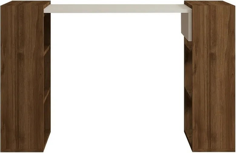 Handy Walnut and White íróasztal