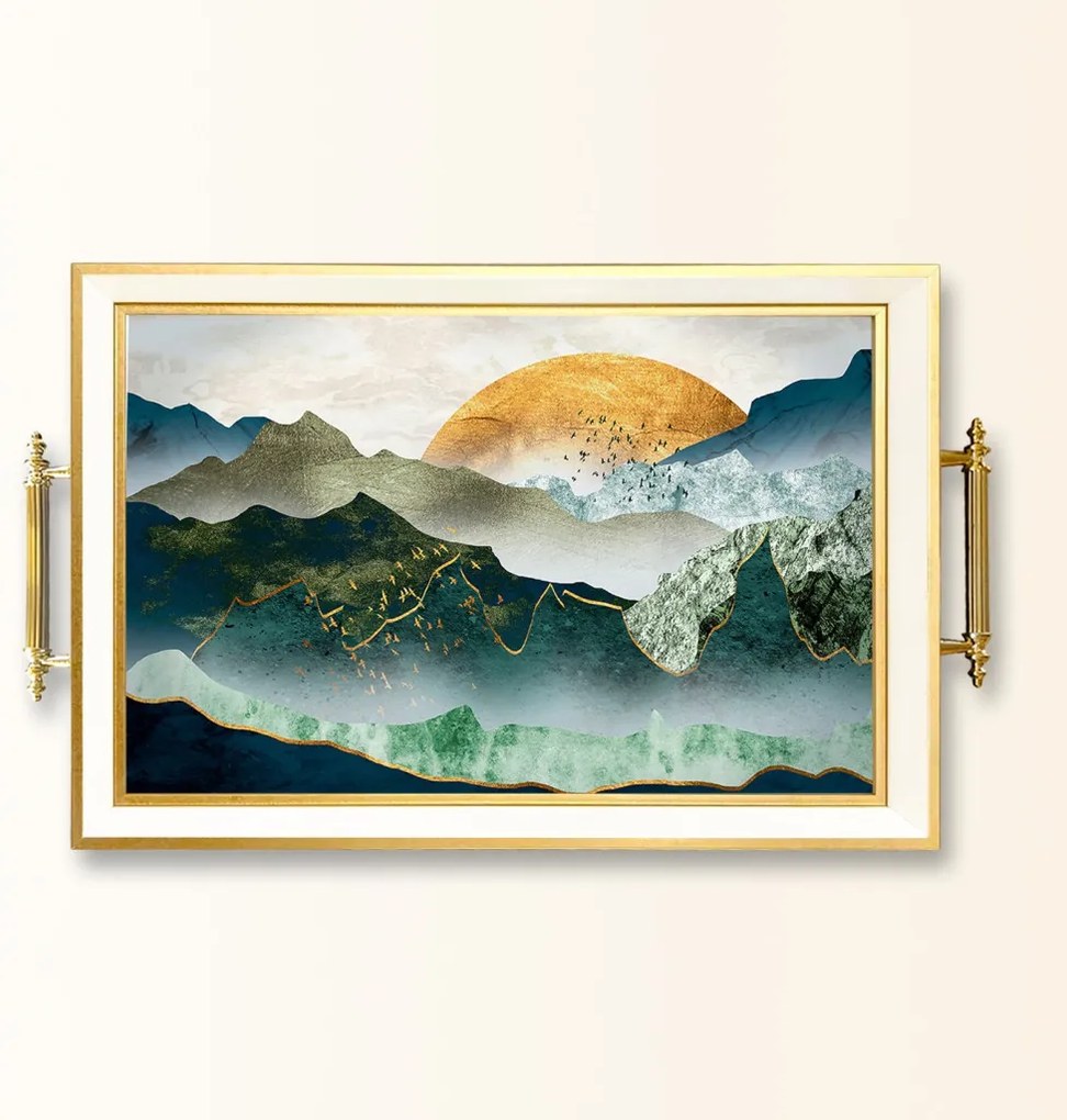 Üveg tálca, 38×24 cm – TPB9870