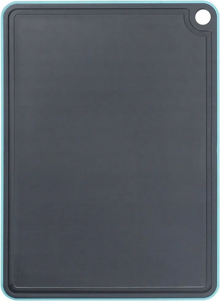 Konyhai vágódeszka élelmiszerekhez műanyag szürke 35,5x26cm