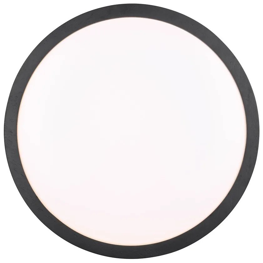 Fekete LED mennyezeti lámpa ø 40 cm Iseo – Trio