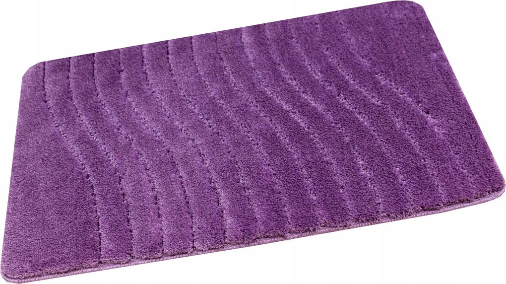 Fürdőszobaszőnyeg Gumírozott Lila Wc-szőnyeg Sara 50x80 cm