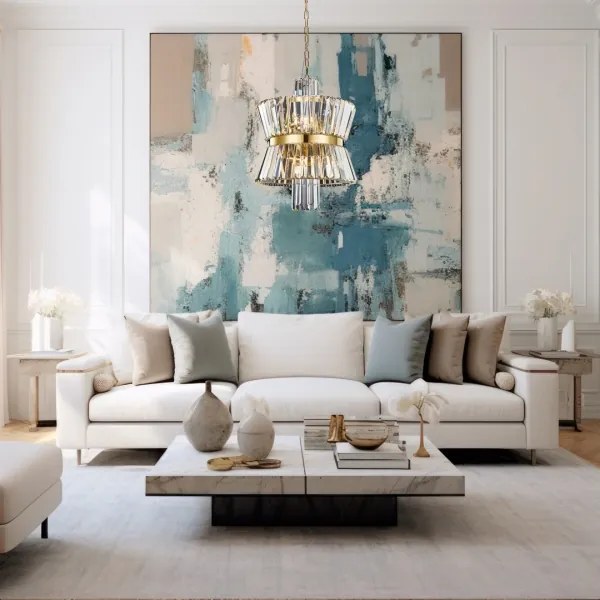 Csillár láncon AURELIA 8xE14/40W/230V arany