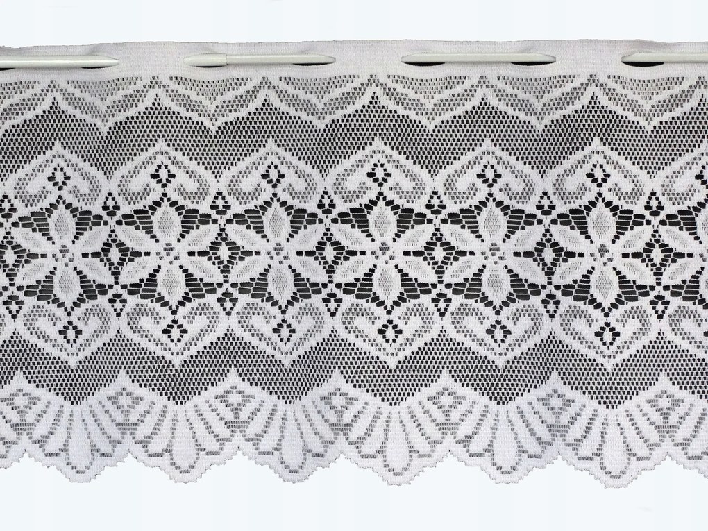 Mg Függöny Irigység jacquard fehér 673/18 170x35 K