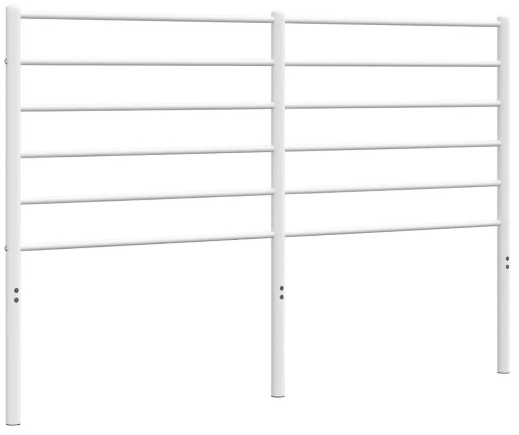 fehér fém fejtámla 120 cm