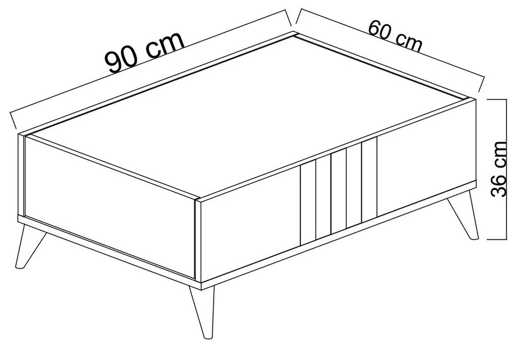 Nappali fal Chromatic (antracit + dió). 1072966