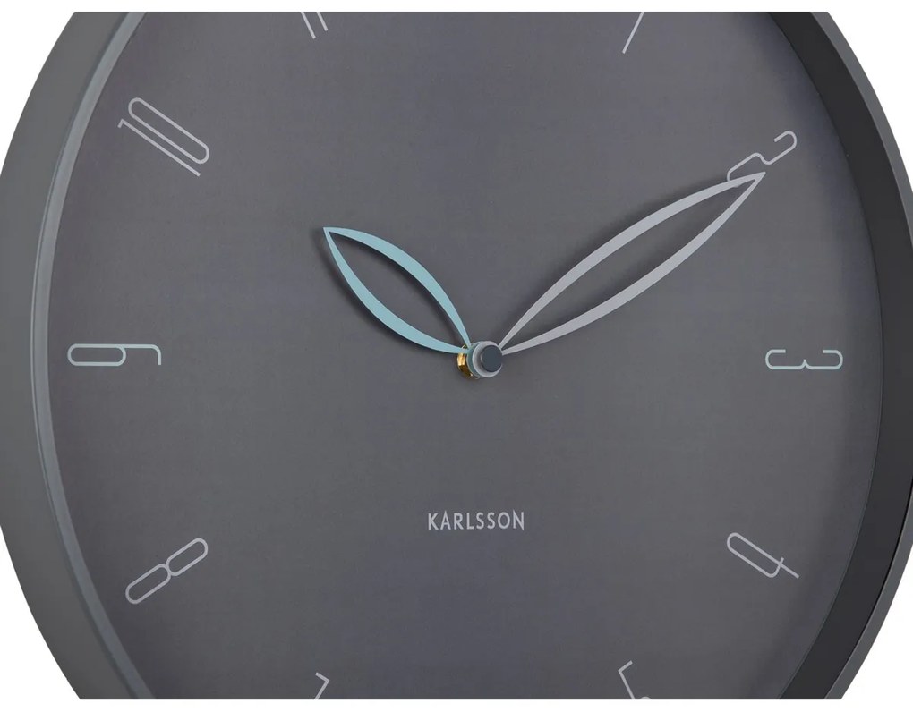 Karlsson 6012GY design falióra szürke, átmérő 40 cm