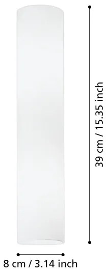 EGLO 83406 - ZOLA fali lámpa 2xE14/40W