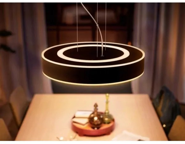 Philips - LED Dimmelhető csillár zsinóron Hue ENRAVE LED/33,5W/230V fekete + távirányító