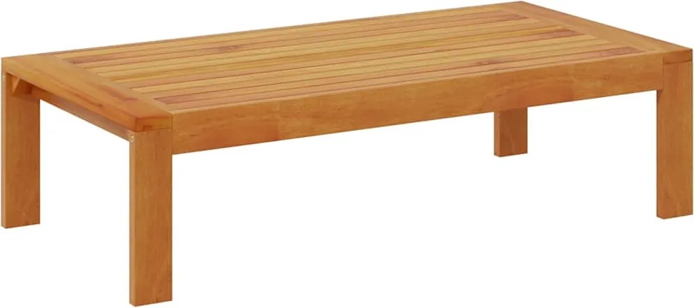 vidaXL tömör akácfa kerti asztal 100 x 50 x 27 cm