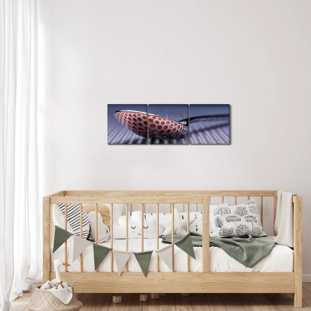 A visszaverődés képe (órával) (90x30 cm)