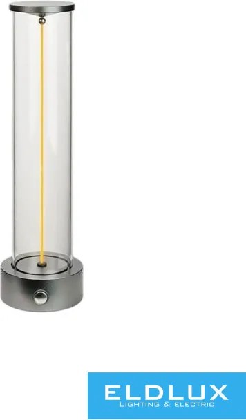 UNIVERSO Tölthető asztali lámpa DC:5V 2000mAh 3w 140lm CCT D70x245mm IP20 Antracit