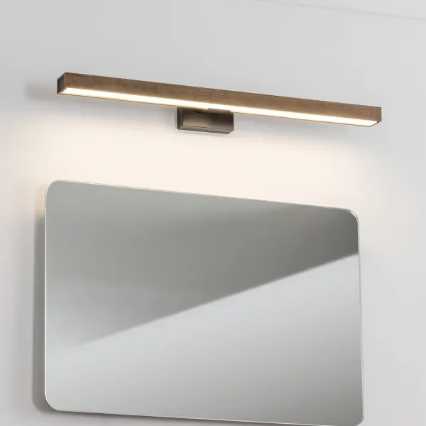 Brilagi-LED Fürdőszobai tükörmegvilágítás WOODY MIRROR LED/12W/230V IP44 tölgy/fekete