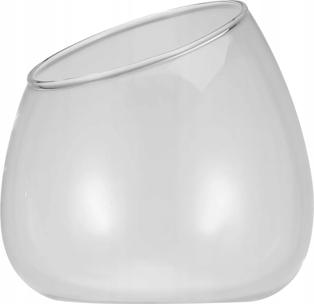 Ferde tál Üveg váza ferde terrárium növények számára