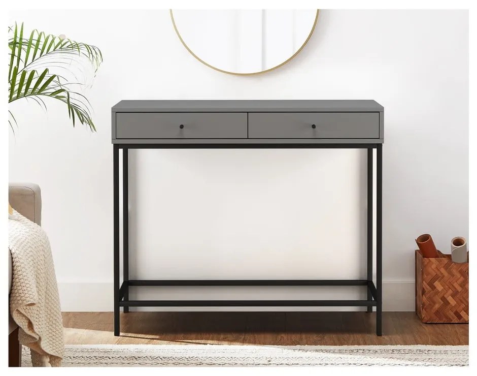 Szürke konzolasztal 35x90 cm Celine – Støraa