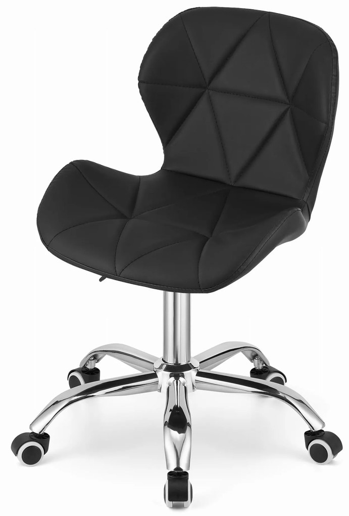 AVOLA irodai szék ökobőr kivitelben, fekete