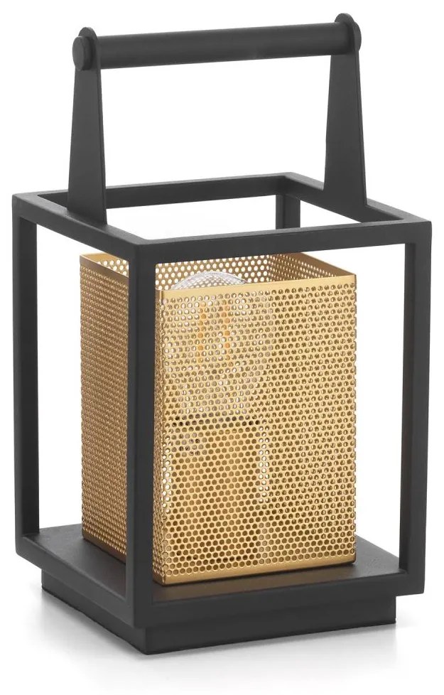 ONLI - Asztali lámpa MALIK 1xE27/22W/230V 29 cm arany/fekete