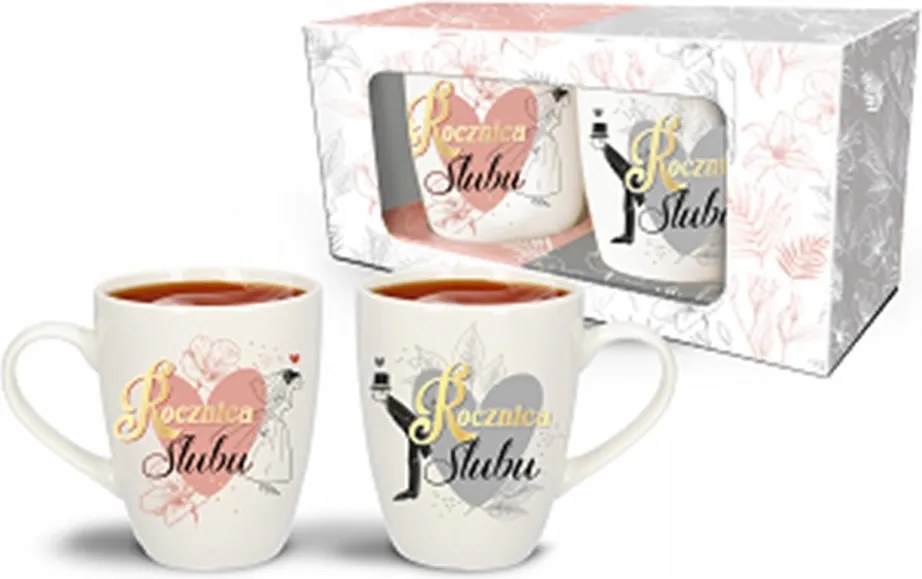 2 Db-os Bögre Szett Esküvői Szett Házassági Évforduló