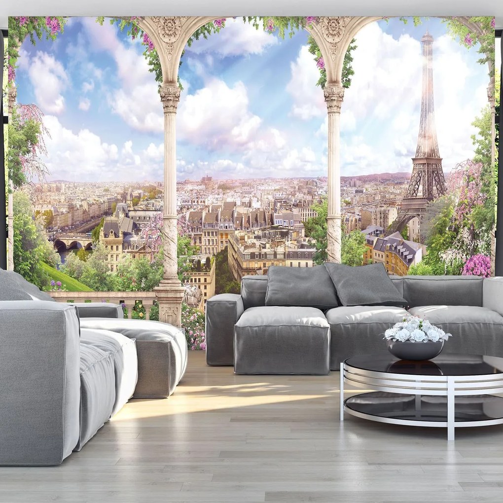 Fotótapéta - Kilátás az Eiffel-toronyra (152,5x104 cm)