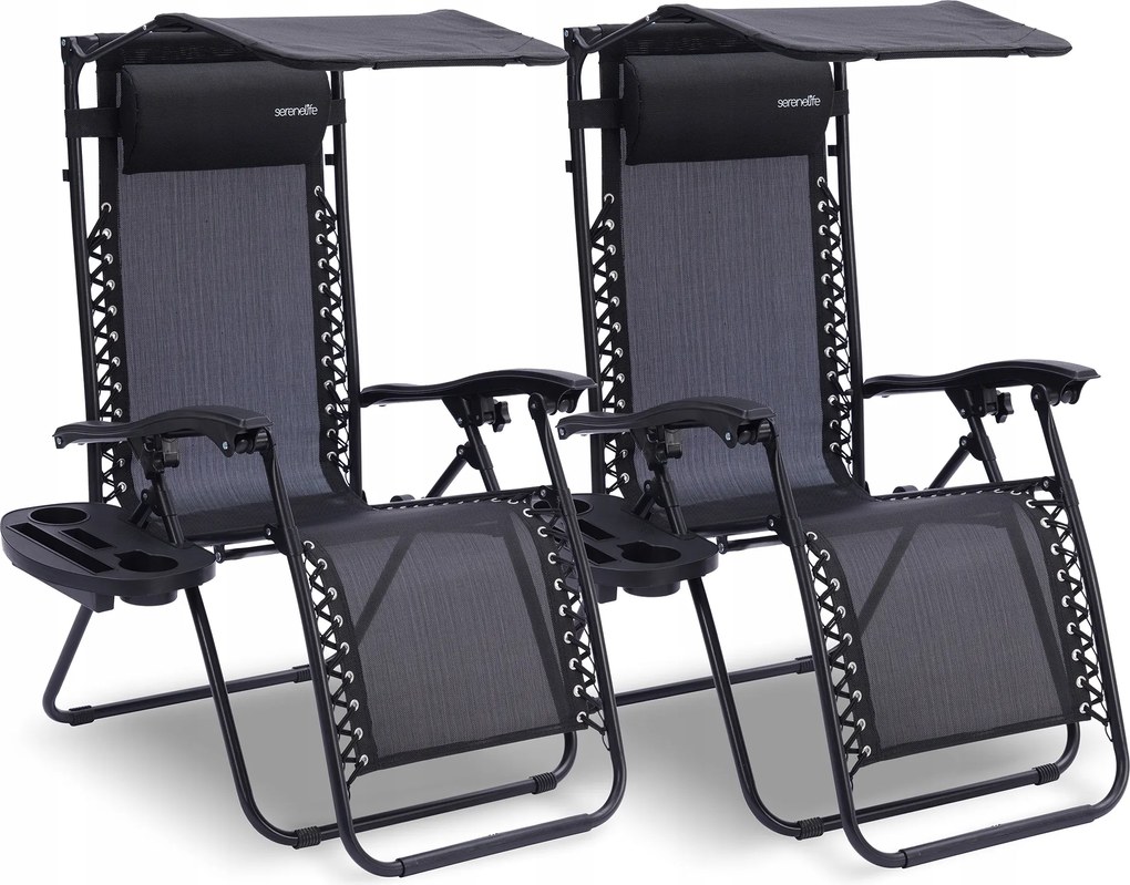 Kerti Székek Összecsukható Terasz Kemping Szett 2 Db