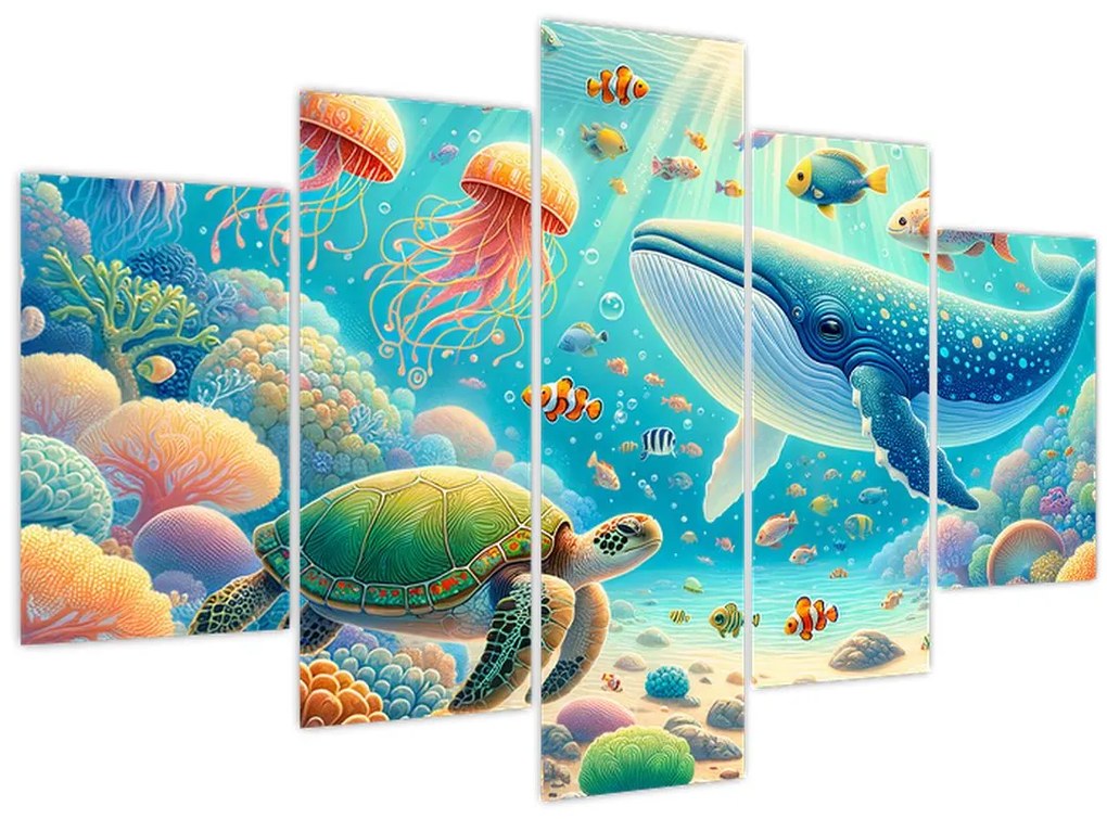 Kép - A világ a víz alatt (150x105 cm)