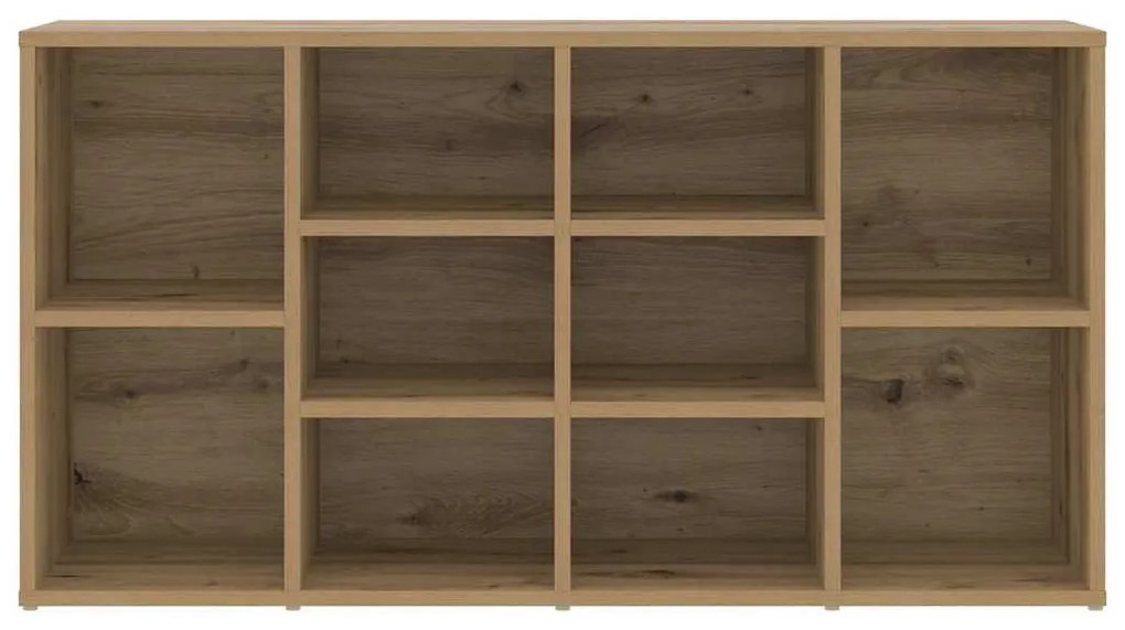 Cipőpad polcokkal kézműves tölgy 103 x 30 x 54.5 cm Faanyag