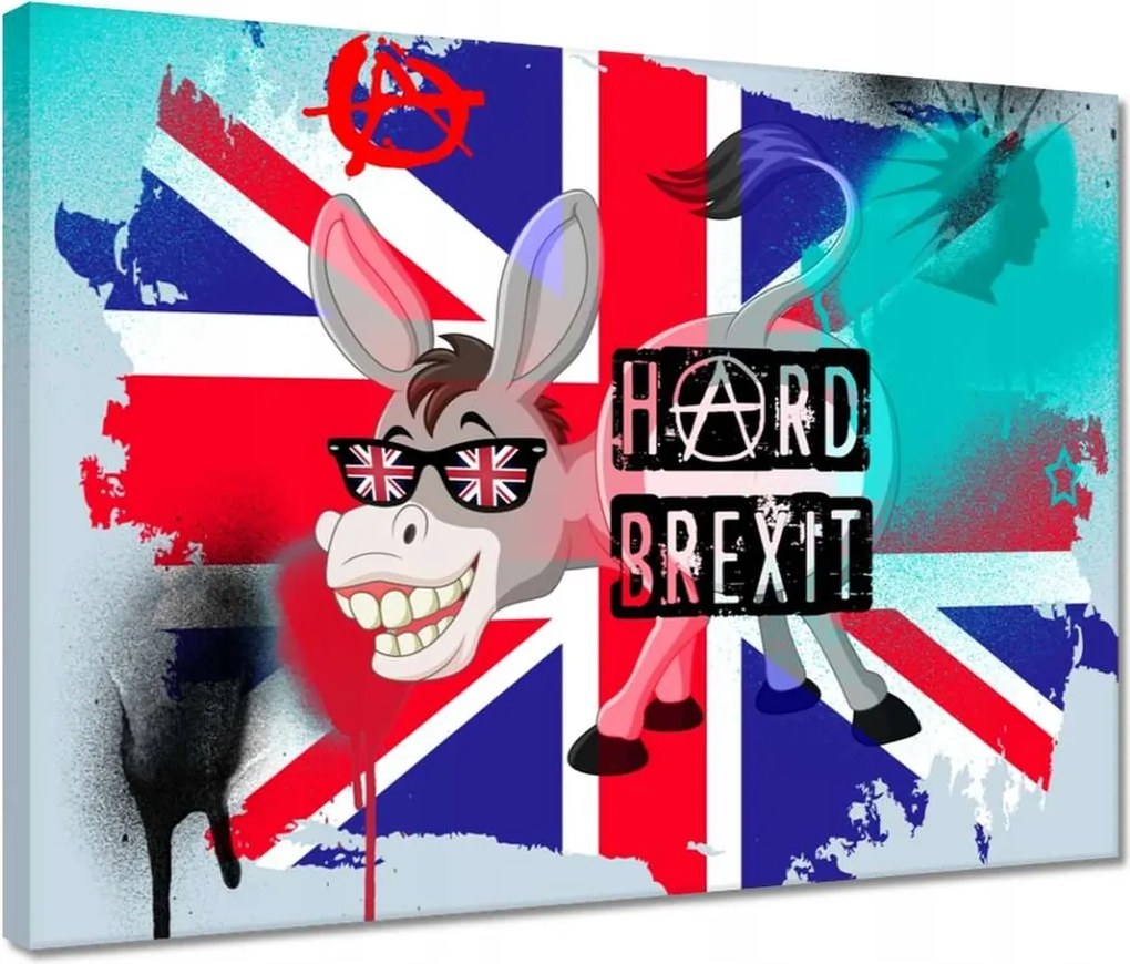 Vászonkép 40x30 Kemény Brexit Unió