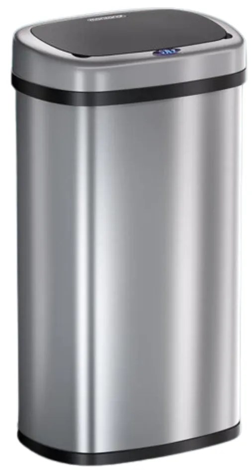Jurhan DEUS érzékelős szemetes, 58 liter, ezüst