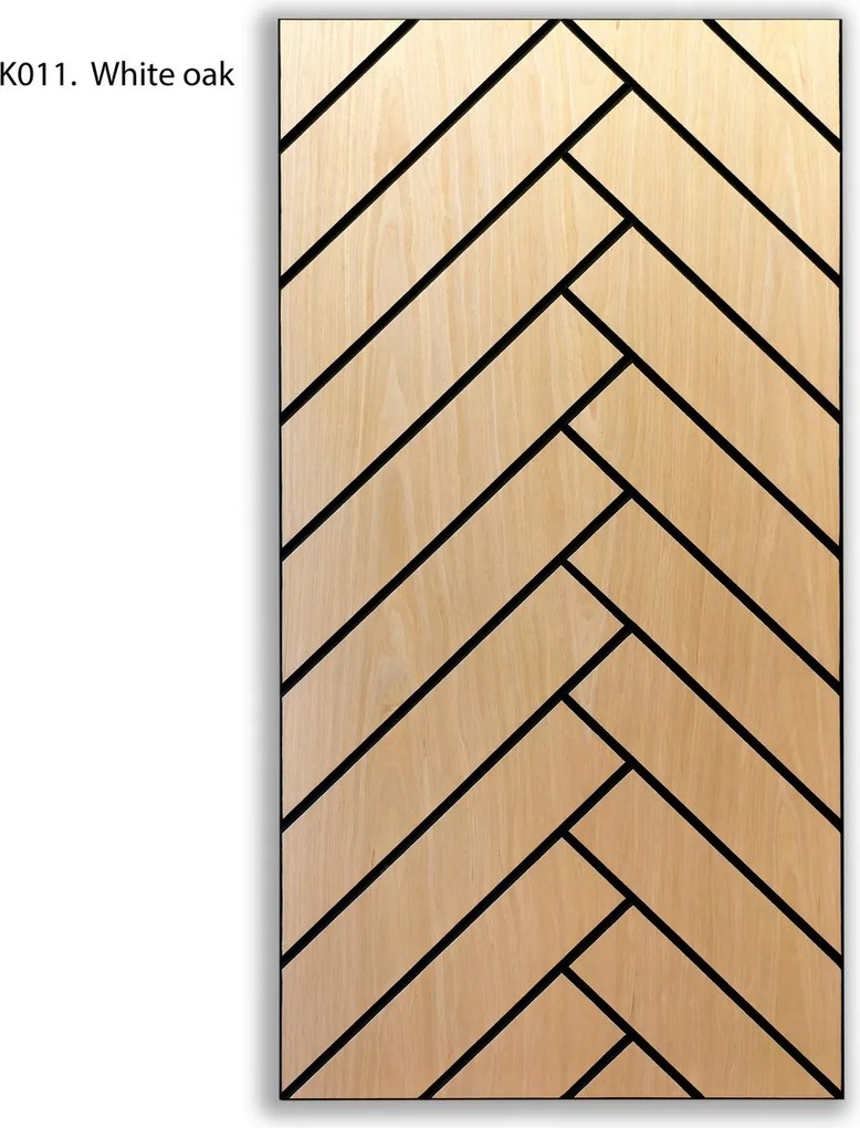 Freja Zajszigetelő falipanel 120x60x0,9cm - világos tölgy és parketta mintás - sötét tölgy
