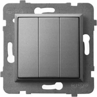 Aria Hármas kapcsoló szürke LP-13U/m/70 Ospel