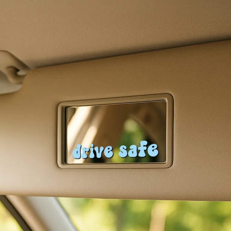 Tükör matrica S37 – Drive safe