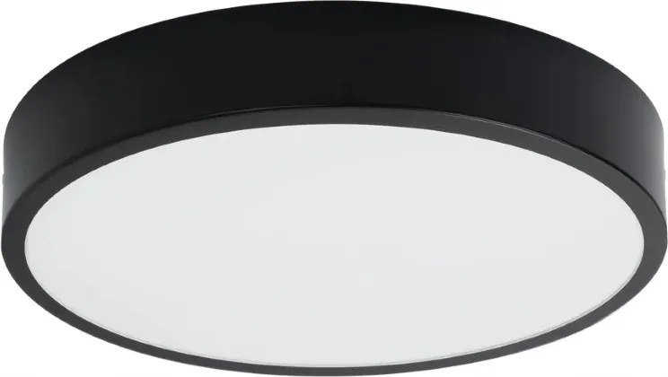 Kerek Led plafon Onyx 40 fekete Led 3000K Sollux SL.1244