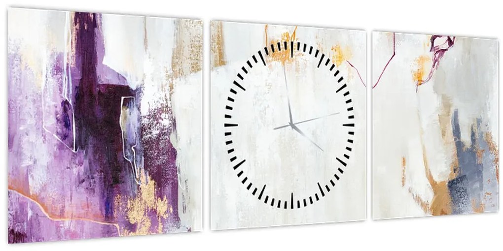 Kép - Absztrakció (órával) (90x30 cm)