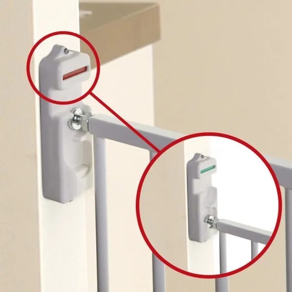 Dreambaby - Biztonsági korlát BROADWAY 76-134,5 cm fehér