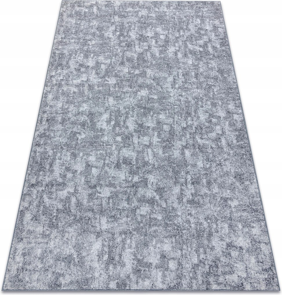 Puha Szőnyeg 140x400 cm Szürke Hálószoba Dörzsölt Beton