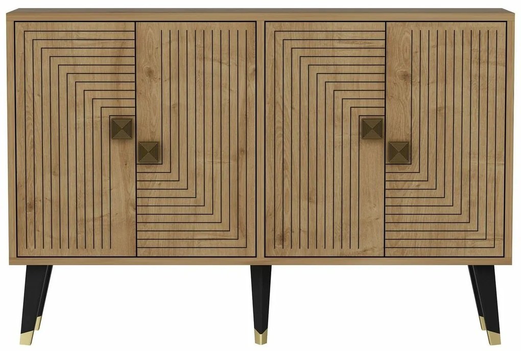 Ahart Sapphire Oak and Gold szekrény