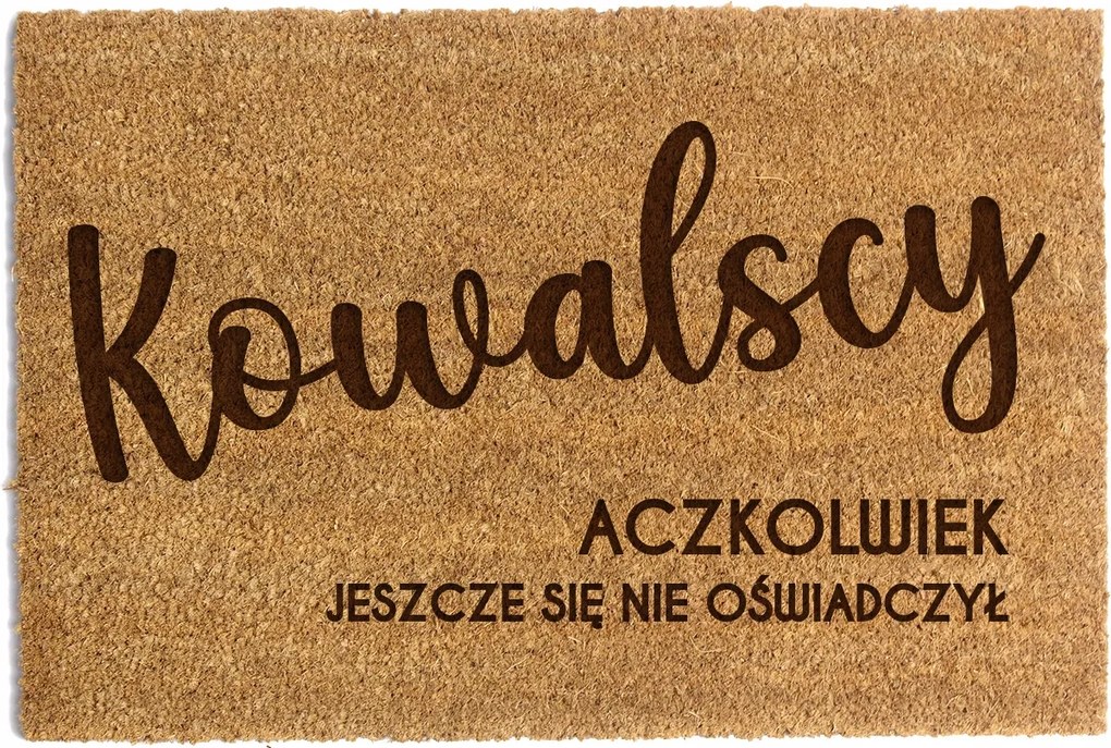 Lábtörlő Személyre Szabott 40 x 60 cm, bár még nem kérte meg a kezét