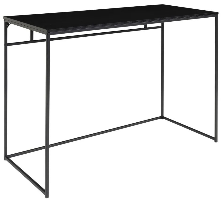 Vita íróasztal, fekete kerettel 100x45x75 cm