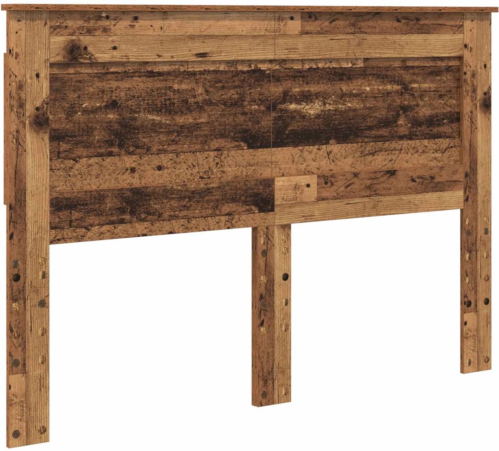 vidaXL Fejtámla fejtámlával Öreg fa 140 cm Faanyag