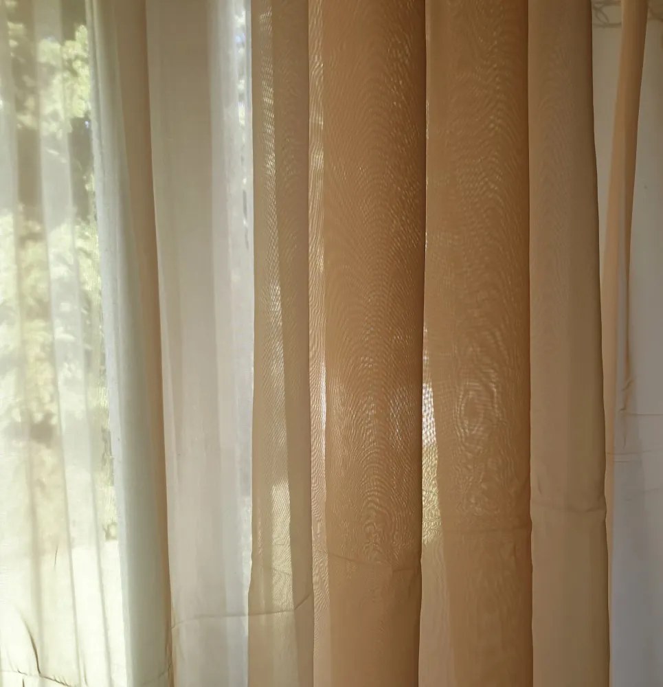 Angéla Organza Függöny 250 x 300 cm Barack