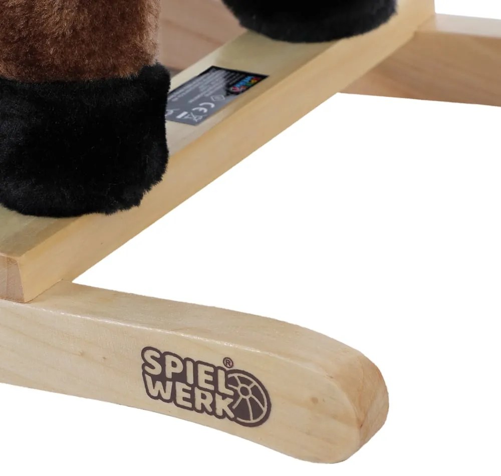 Hintaló hangeffekttel, barna Spielwerk